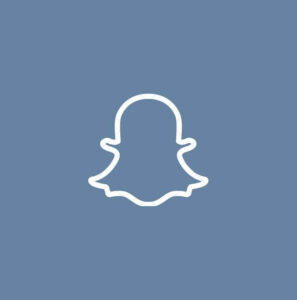 Pastel Blue Snapchat app icon