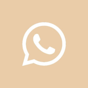 Beige Whatsapp icon