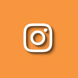 Instagram app icon organge
