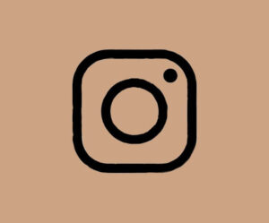 Light brown beige instagram icon