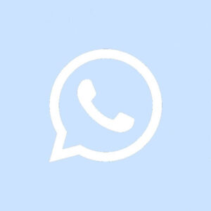 Pastel Blue Whatsapp icon
