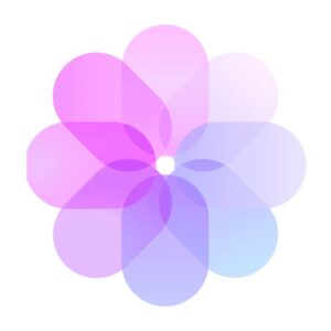 Photos App Icon Aesthetic Purple Colour