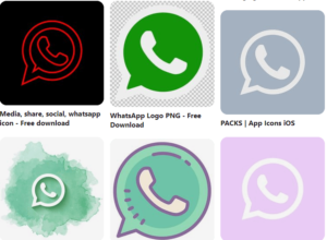 Pinterest Whatsapp icons
