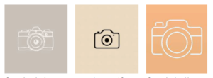 camera icons from pinterest