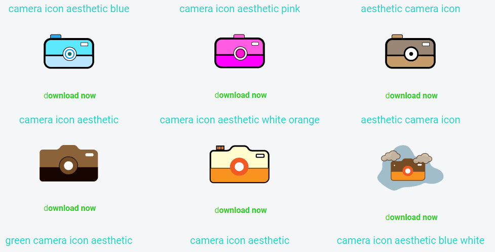 Aesthetic Camera Icon: How to Get Colorful Logo for IOS - SCJ