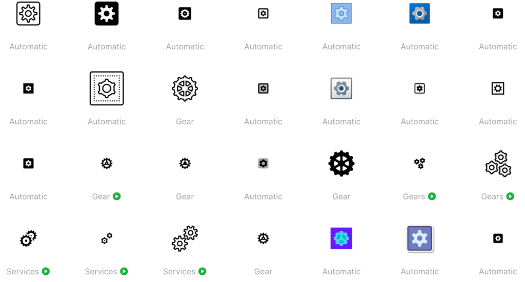Settings Icons from Icons8