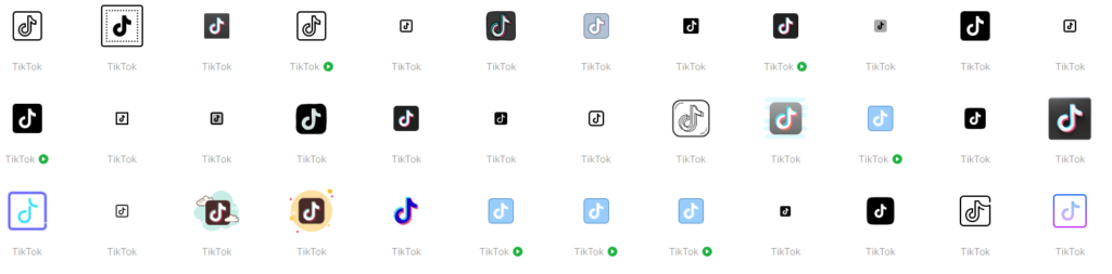 TikTok Aesthetic Icons from Icons8
