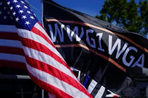 WWG1WGA on American Flag