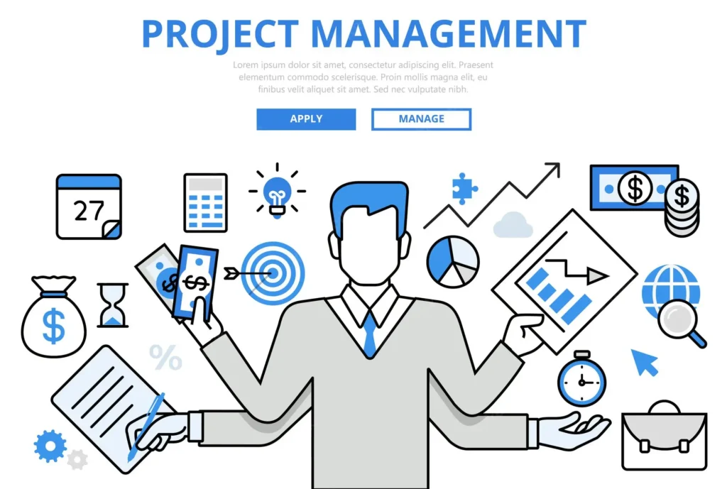 project-management-business-multitasking-concept