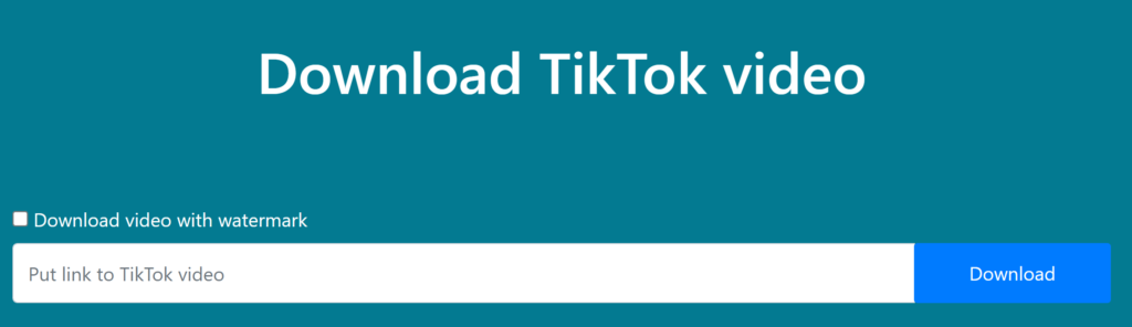 Qload info TikTok Downloader