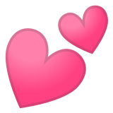 Two Pink Hearts Emoji