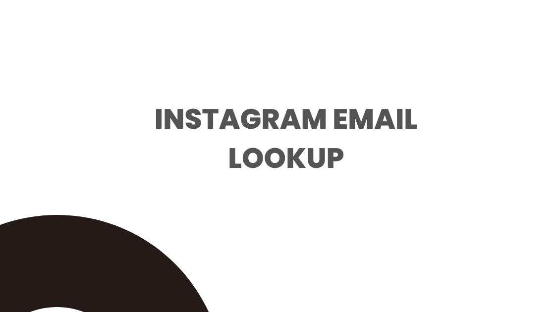 Instagram Email Lookup