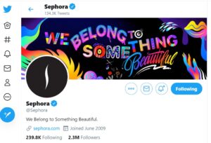 Sephora_Twitter_page