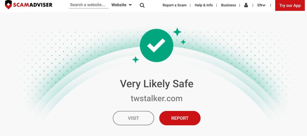 Twstalker Safety Report