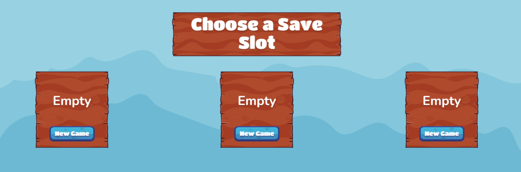 Choose a Save Slot