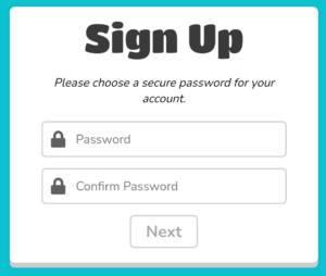 Password Screen on Blooket