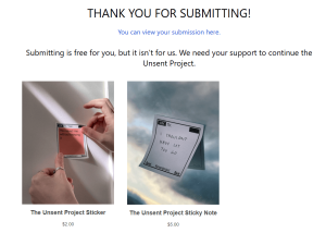 Thank you for submitting