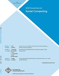 ACM TRANSACTIONS ON SOCIAL COMPUTING